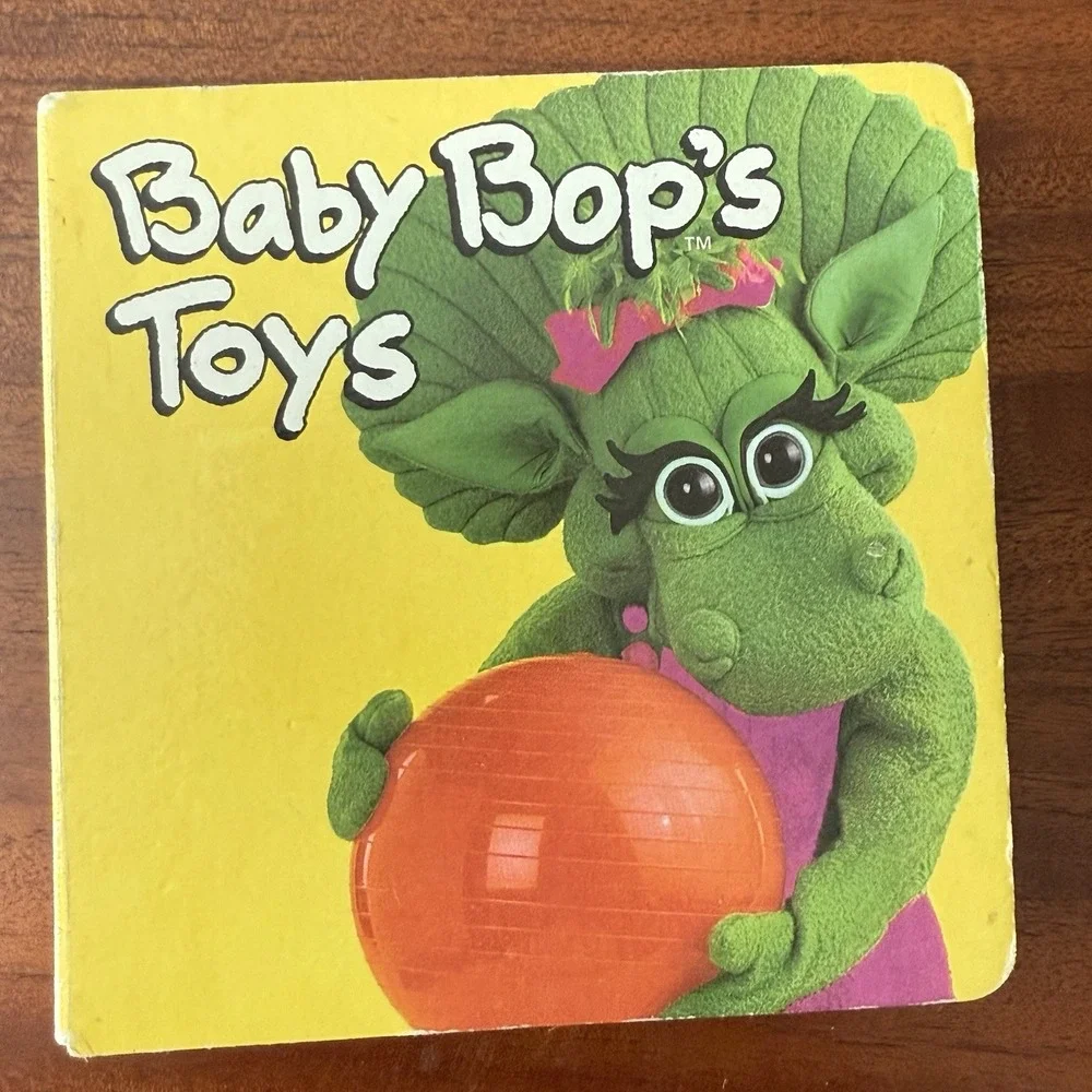 Lot of 3 Vintage Baby/Toddler Board Books – 1990s Y2K – Barney, Dora, Teletubbie